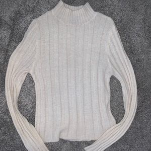 Wild Fable Cream Turtleneck Sweater